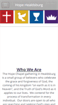 Mobile Screenshot of hopehealdsburg.com